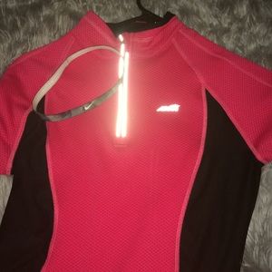 Woman's Athletic jacket and Nike handband